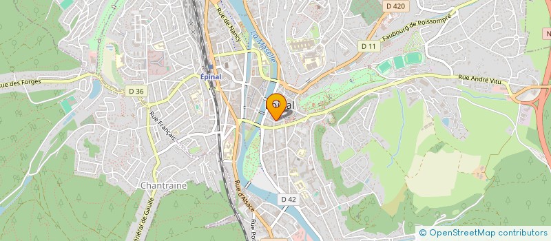 localisation de l'entreprise TFL 88 à EPINAL