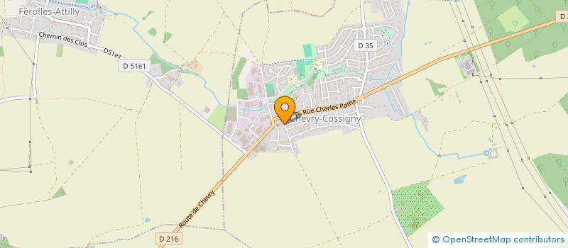 localisation de l'entreprise TFL  CHEVRY-COSSIGNY