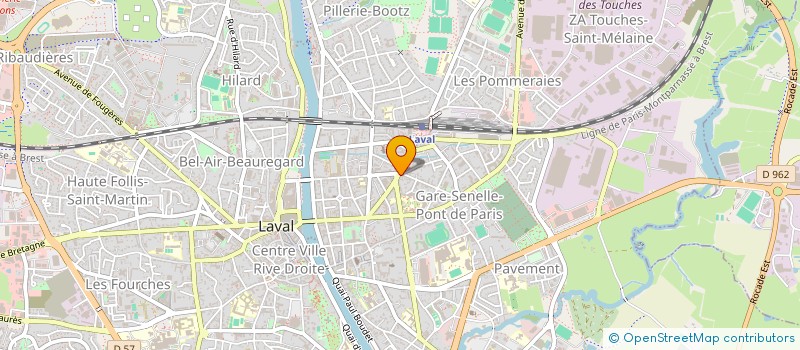 localisation de l'entreprise TFL INVESTISSEMENT à LAVAL