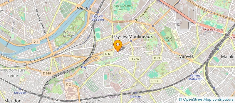 localisation de l'entreprise TFL SPORTS à ISSY-LES-MOULINEAUX