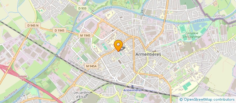 localisation de l'entreprise TFLEL  ARMENTIERES