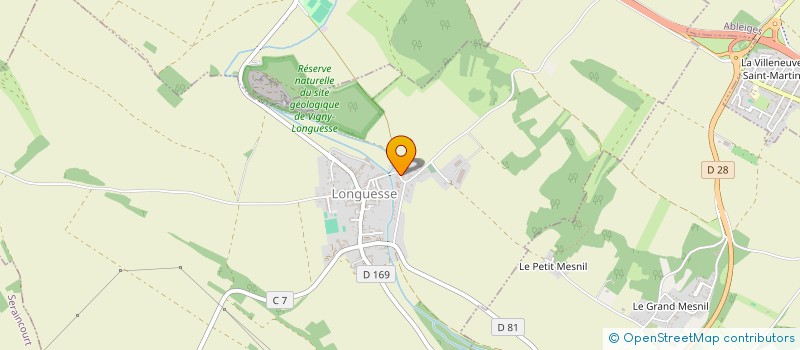 localisation de l'entreprise TFM  LONGUESSE