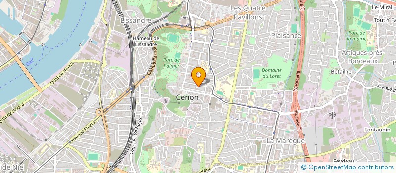 localisation de l'entreprise TFM EXPRESS  CENON