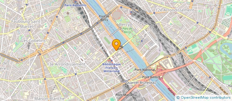 localisation de l'entreprise TFM MEDIA  PARIS