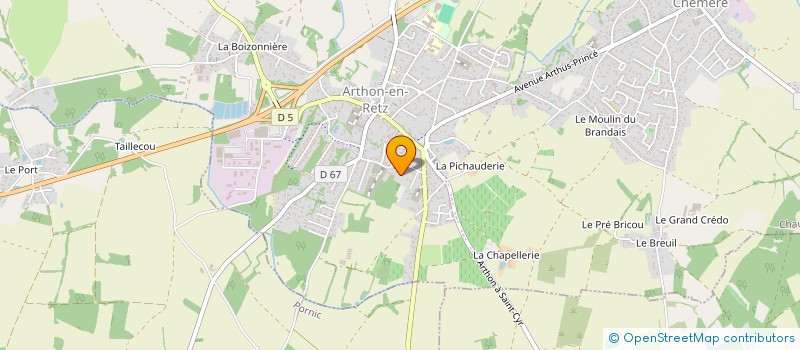 localisation de l'entreprise TFMF  CHAUMES-EN-RETZ