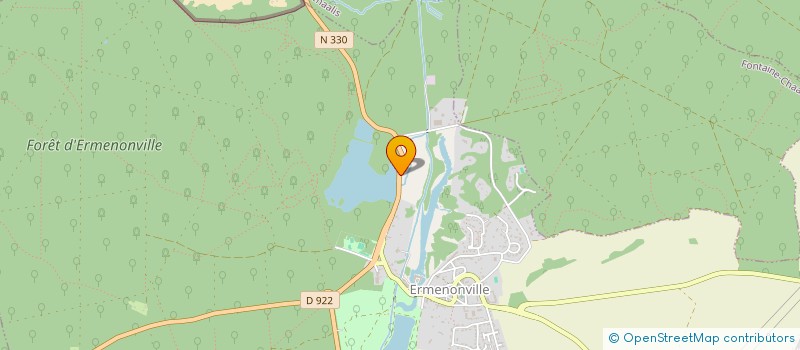 localisation de l'entreprise TFO LOC'  ERMENONVILLE