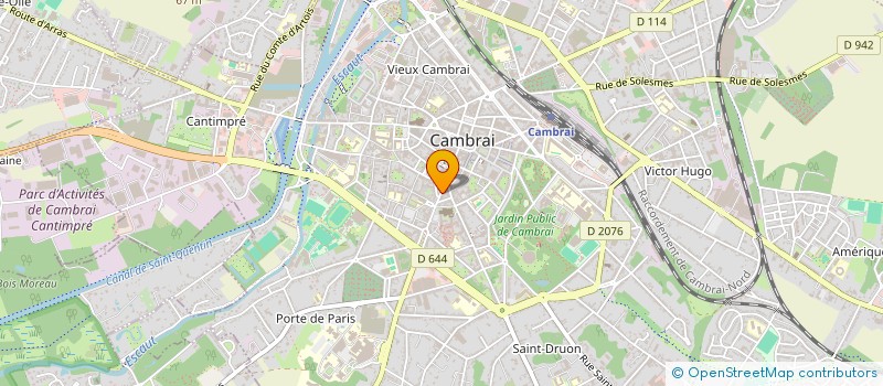 localisation de l'entreprise TFP CAMBRAI  CAMBRAI