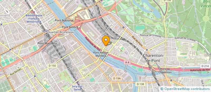 localisation de l'entreprise TFP CONSULTING à CHARENTON-LE-PONT
