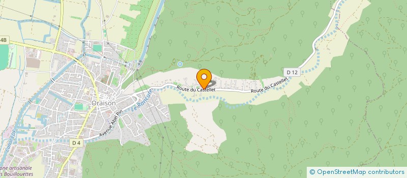 localisation de l'entreprise TFPS  ORAISON