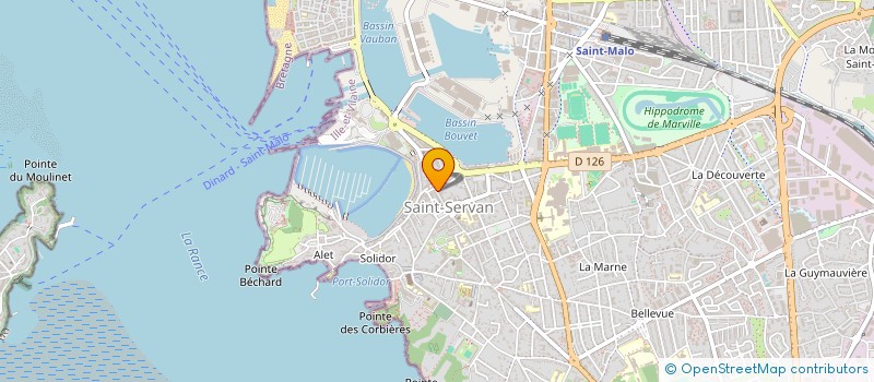 localisation de l'entreprise TFQT'A à SAINT-MALO