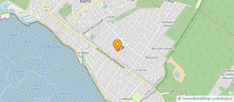 localisation de l'entreprise TFS 33  ANDERNOS-LES-BAINS