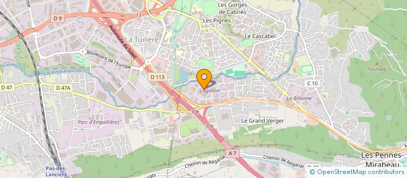 localisation de l'entreprise TFS à AIX-EN-PROVENCE