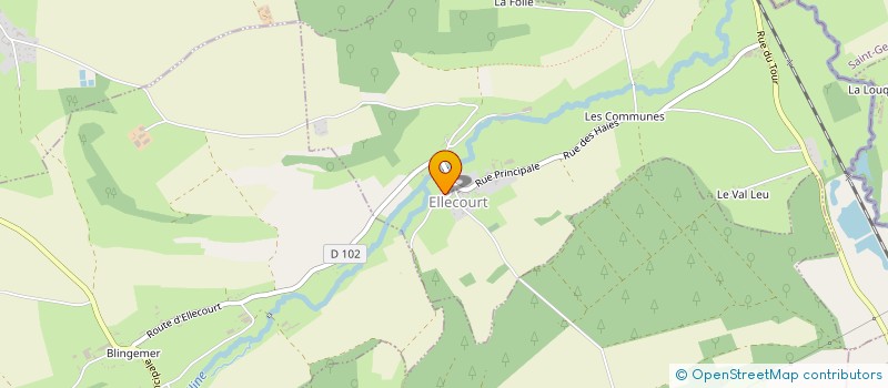 localisation de l'entreprise TFS  ELLECOURT