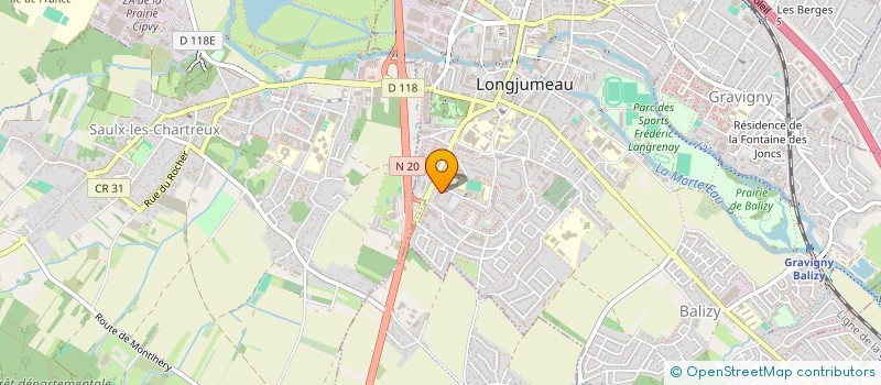 localisation de l'entreprise TFS TRANSPORTS à LONGJUMEAU