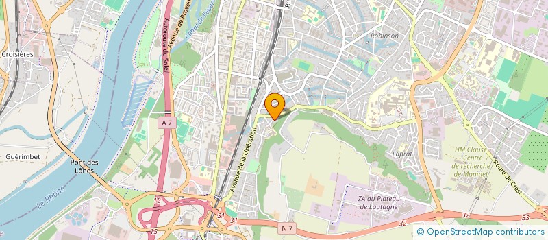 localisation de l'entreprise TFSF à VALENCE