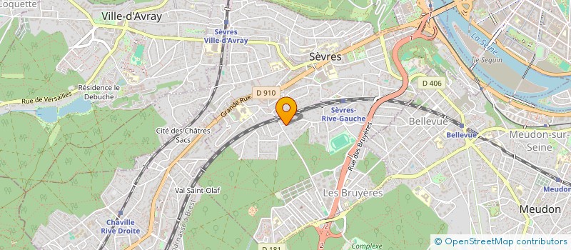 localisation de l'entreprise TFT CONSTRUCTION  SEVRES