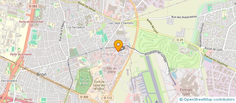 localisation de l'entreprise TFTLABS à BRON