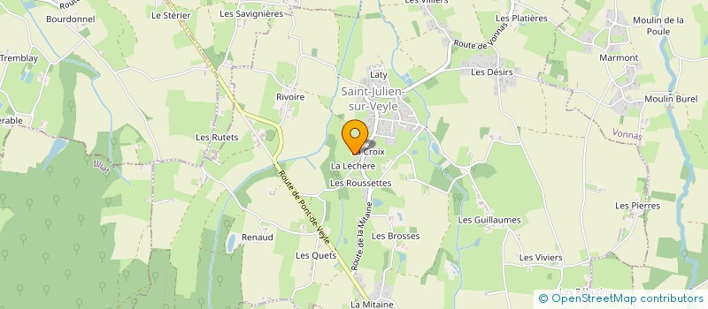 localisation de l'entreprise TFTN à SAINT-JULIEN-SUR-VEYLE