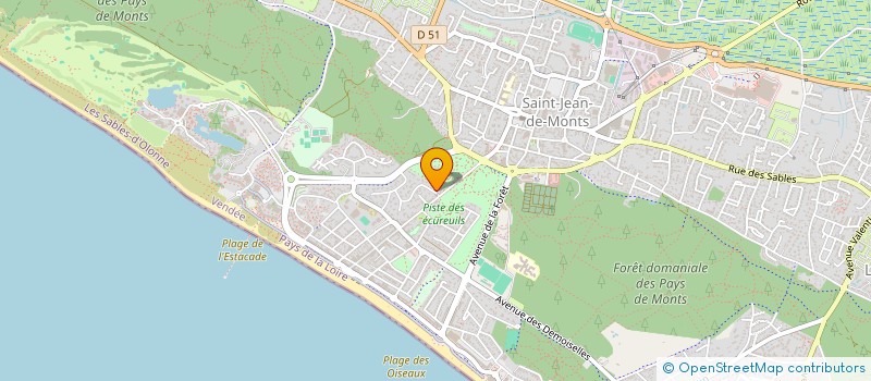 localisation de l'entreprise TFZ  SAINT-JEAN-DE-MONTS