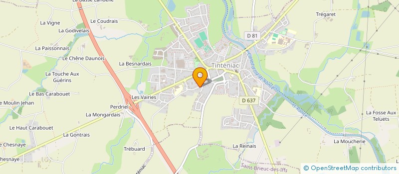 localisation de l'entreprise TG 35  TINTENIAC