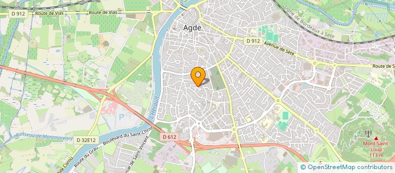 localisation de l'entreprise TG à AGDE