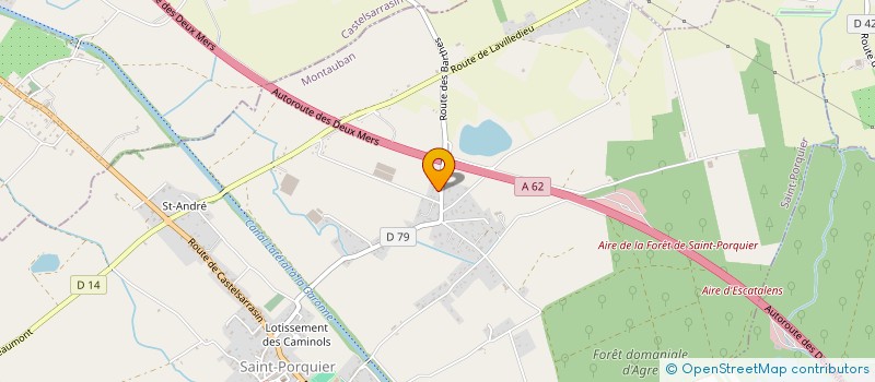 localisation de l'entreprise TG - BAT  SAINT-PORQUIER