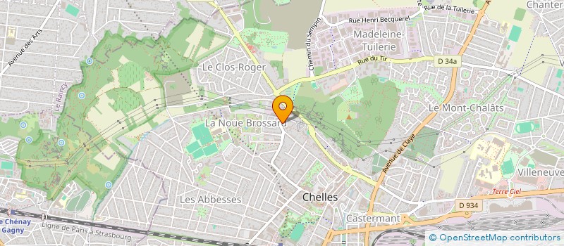 localisation de l'entreprise TG-BTP  CHELLES