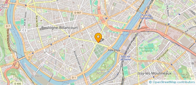 localisation de l'entreprise TG CONSEIL à BOULOGNE-BILLANCOURT