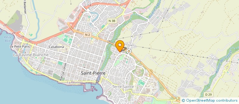localisation de l'entreprise TG CONSEILS à SAINT-PIERRE