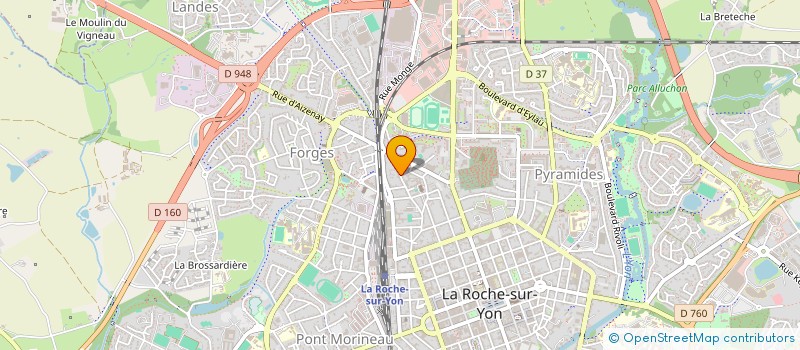 localisation de l'entreprise TG CONSEILS à LA ROCHE-SUR-YON