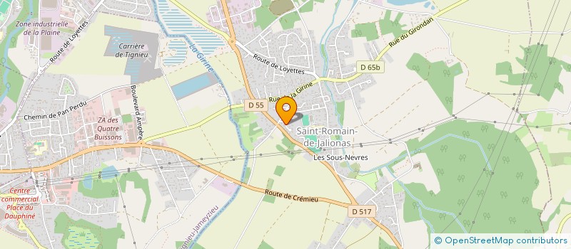 localisation de l'entreprise TG DIAG 38  SAINT-ROMAIN-DE-JALIONAS