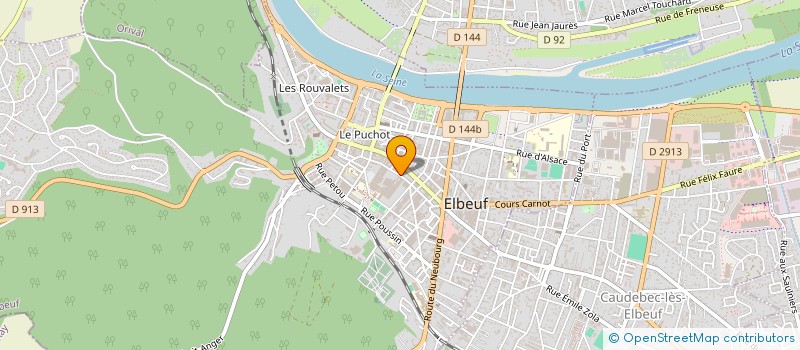 localisation de l'entreprise TG FERMETURES à ELBEUF