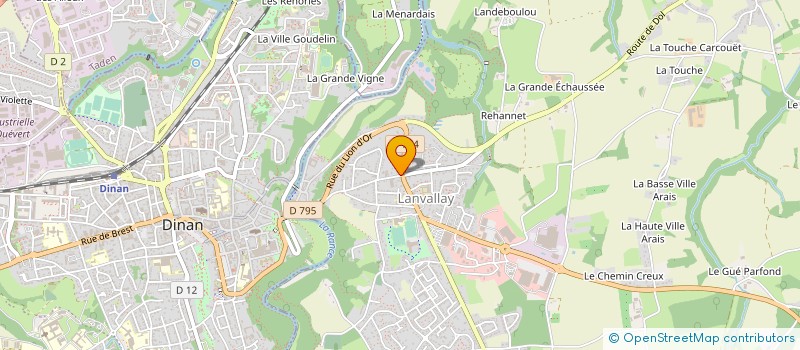 localisation de l'entreprise TG FINANCE  LANVALLAY