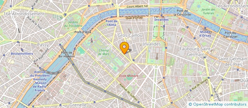 localisation de l'entreprise TG FOOD à PARIS