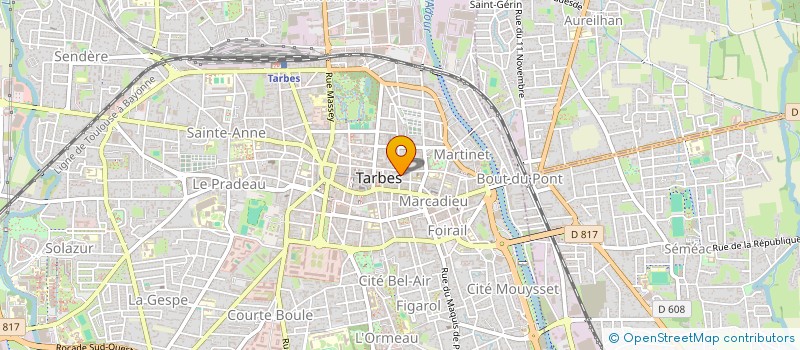 localisation de l'entreprise TG IMMO  TARBES