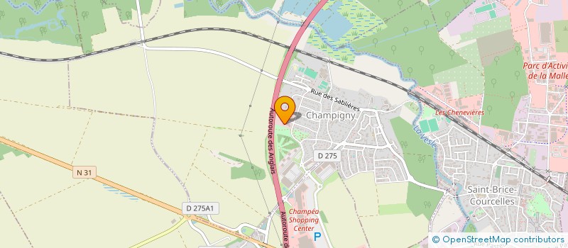 localisation de l'entreprise TG IMMOBILIER  CHAMPIGNY