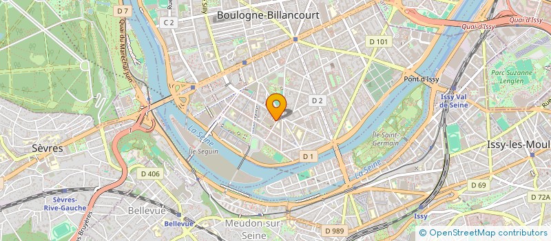 localisation de l'entreprise TG IMMOBILIER ET FILS à BOULOGNE-BILLANCOURT