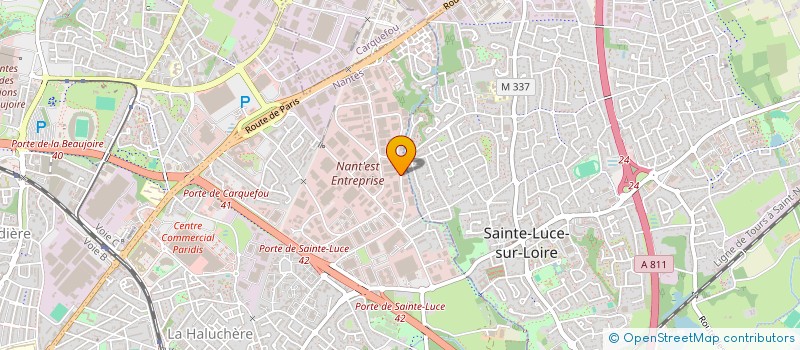 localisation de l'entreprise TG IMMOBILIERE à NANTES