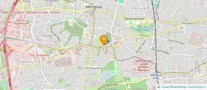 localisation de l'entreprise TG INVEST à MERIGNAC