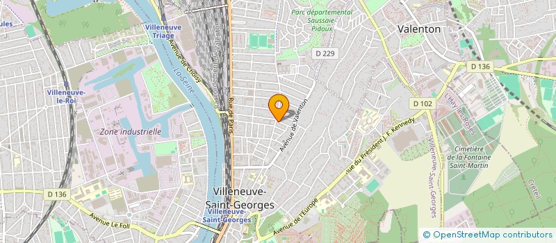localisation de l'entreprise TG LOCATION à VILLENEUVE-SAINT-GEORGES