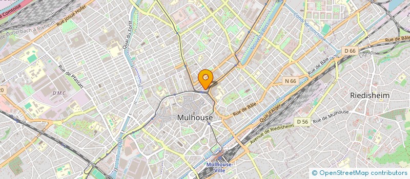 localisation de l'entreprise TG-MED  MULHOUSE