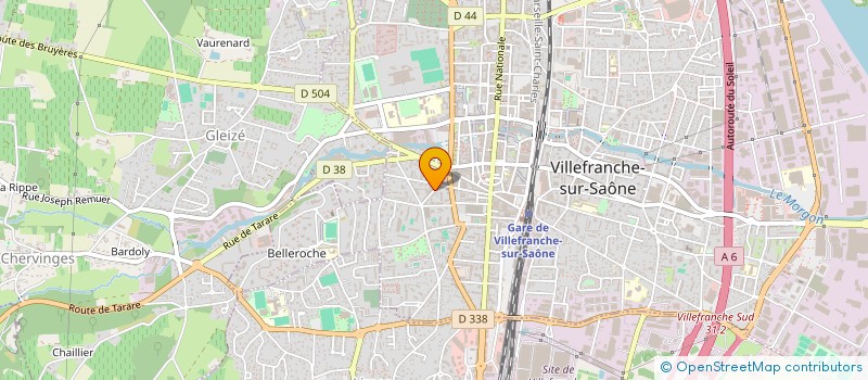 localisation de l'entreprise TG-PARTICIPATIONS  VILLEFRANCHE-SUR-SAONE