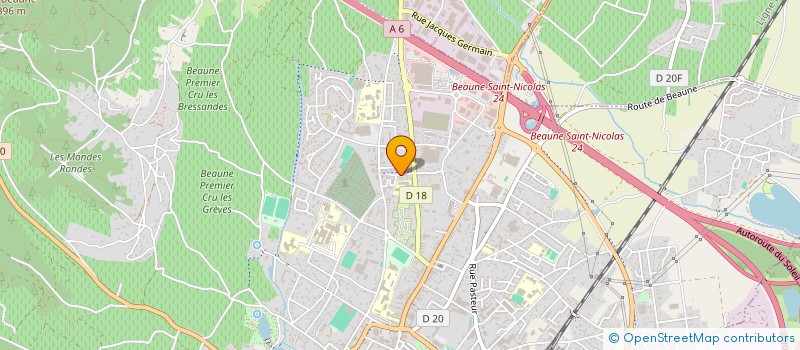 localisation de l'entreprise TG PATRIMOINE à BEAUNE
