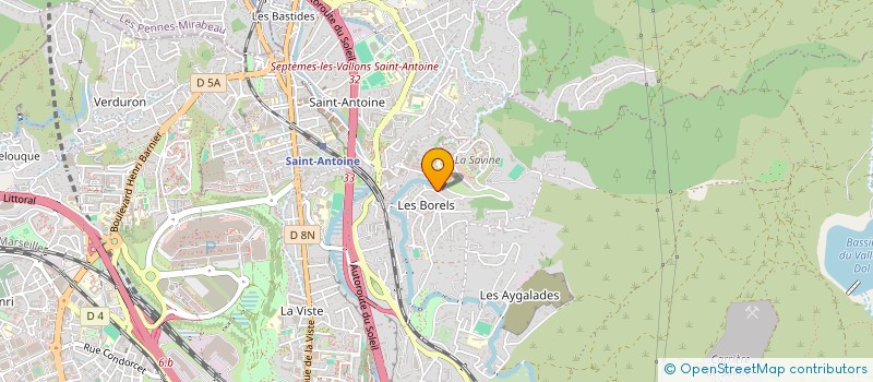 localisation de l'entreprise TG PRO à MARSEILLE