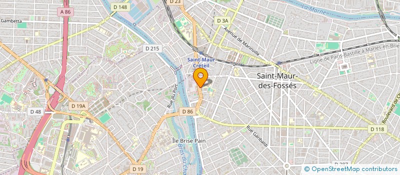 localisation de l'entreprise TG SPORT à SAINT-MAUR-DES-FOSSES