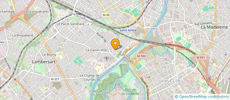 localisation de l'entreprise TG WIN HOLDING à LAMBERSART