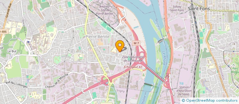 localisation de l'entreprise TG2C  OULLINS-PIERRE-BENITE