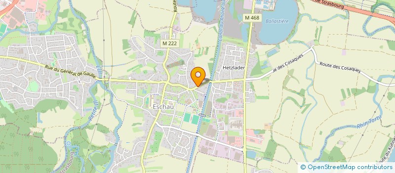 localisation de l'entreprise TG67  ESCHAU