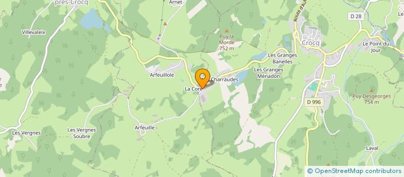 localisation de l'entreprise TGA  CROCQ