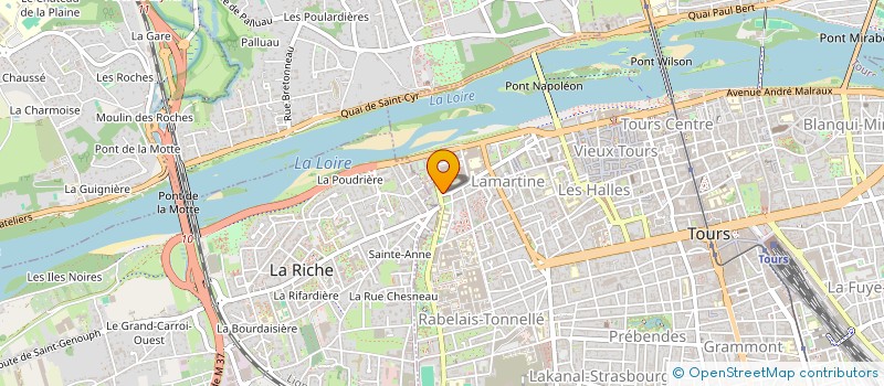 localisation de l'entreprise TGA PRODUCTION à TOURS